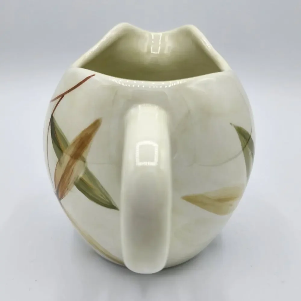 NEW 2005 Nicoise by Target Home Olive Leaves Plant Ceramic Creamer Jar Pitcher